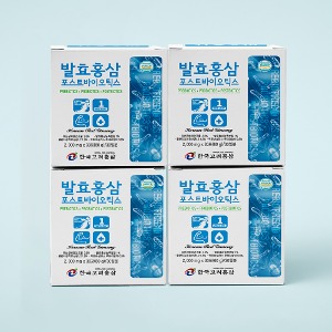 발효홍삼 포스트바이오틱스 스틱 30포X4/총120일분